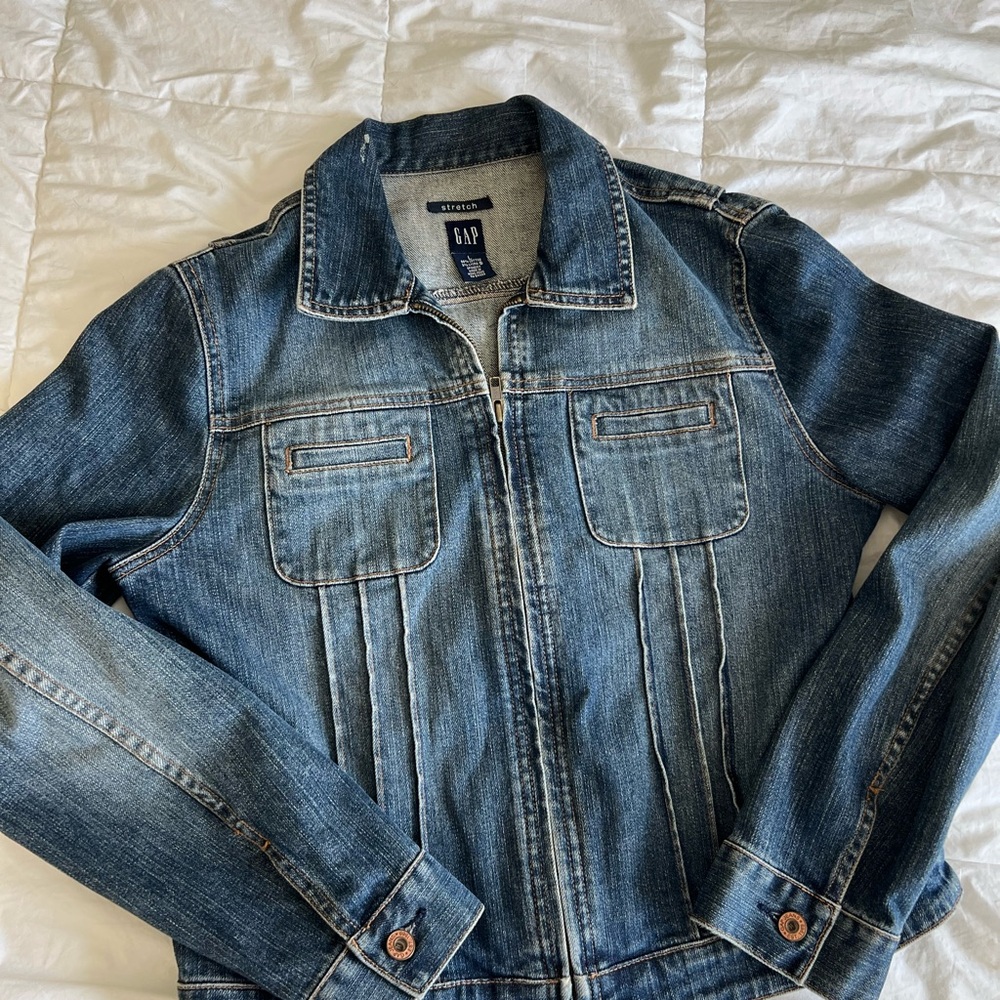 GAP Indigo Stretch Denim Jacket
